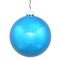 Vickerman Shiny Shatterproof Christmas Ball Ornament - 2.75" (70mm) - Turquoise Blue